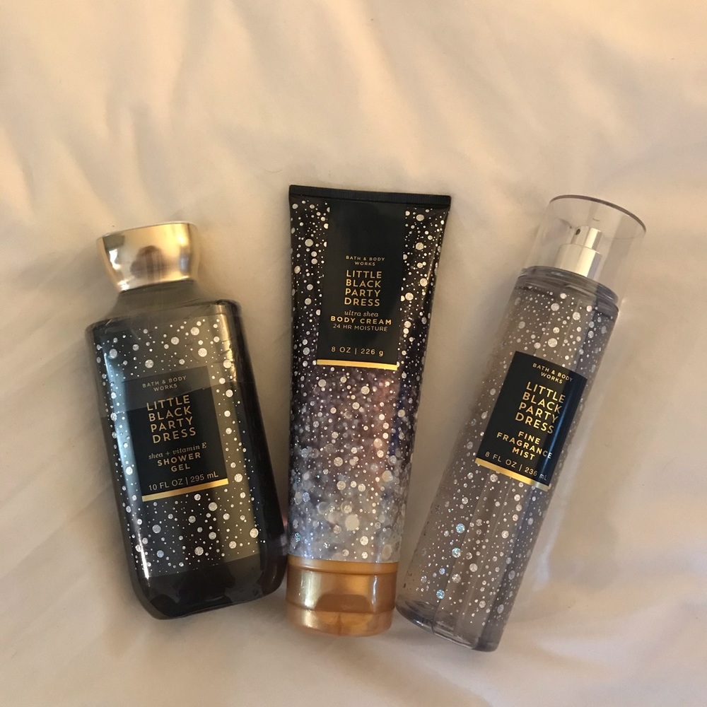 Bath and Body Works SEALED little black dress trio